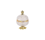 GLASS PINEAPPLE SMALL VGC367S CANDY JAR LILY